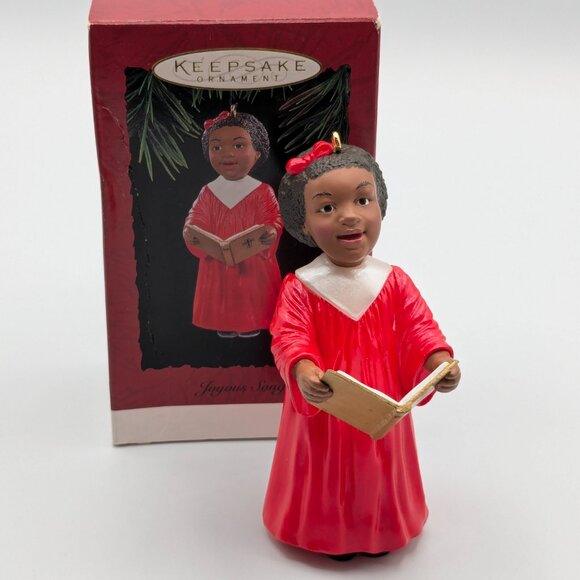 Hallmark Keepsake Joyous Song 1994, Christmas Choir Singer, Vintage Ornament - Picture 2 of 11